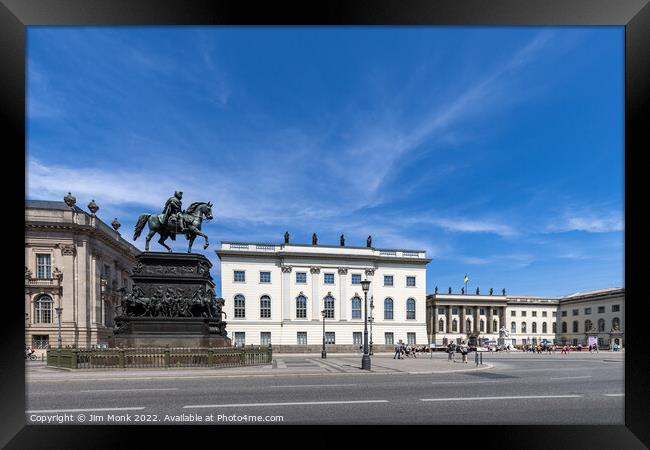 Frederick the Great, Berlin Framed Print by Jim Monk