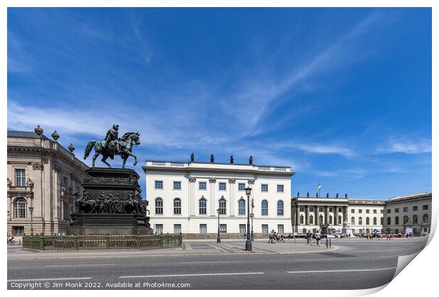 Frederick the Great, Berlin Print by Jim Monk