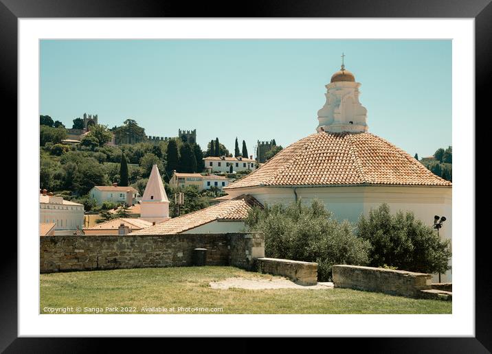 Piran old town in Slovenia Framed Mounted Print by Sanga Park