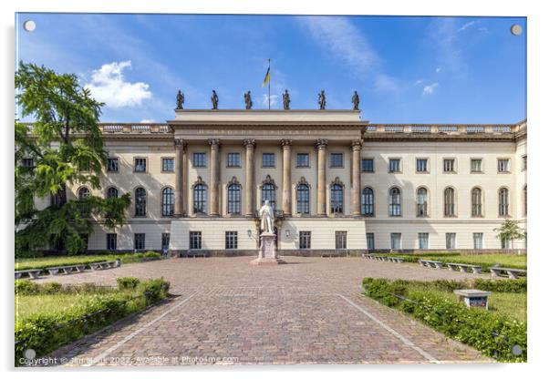 Humboldt University in Berlin Acrylic by Jim Monk