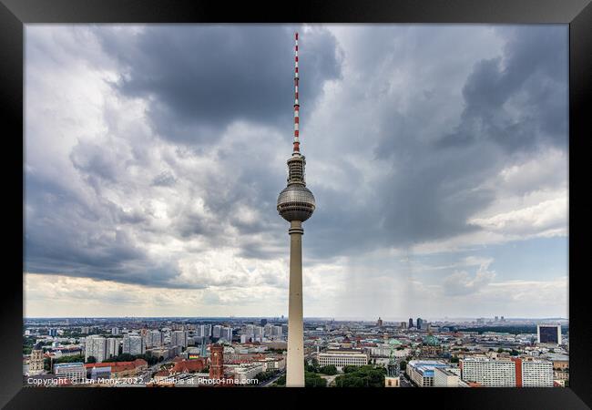 TV Tower Berlin Framed Print by Jim Monk