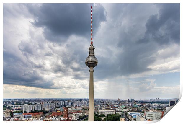 TV Tower Berlin Print by Jim Monk