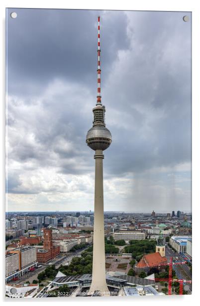 TV Tower in Berlin Acrylic by Jim Monk