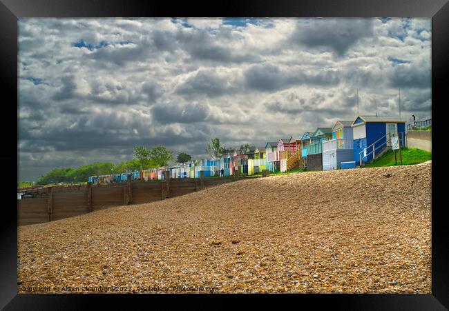 Tankerton in Whitstable Framed Print by Alison Chambers
