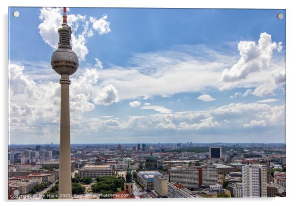 Berlin Tv Tower Acrylic by Jim Monk