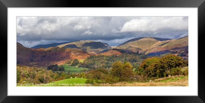 Lake District Framed Mounted Print by David Hare