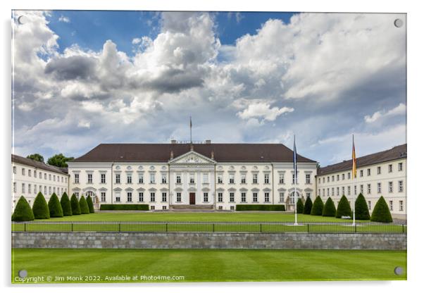 Bellevue Palace, Berlin Acrylic by Jim Monk