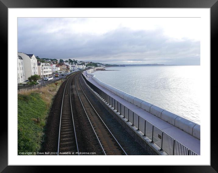 GWR at Dawlish Framed Mounted Print by Dave Bell