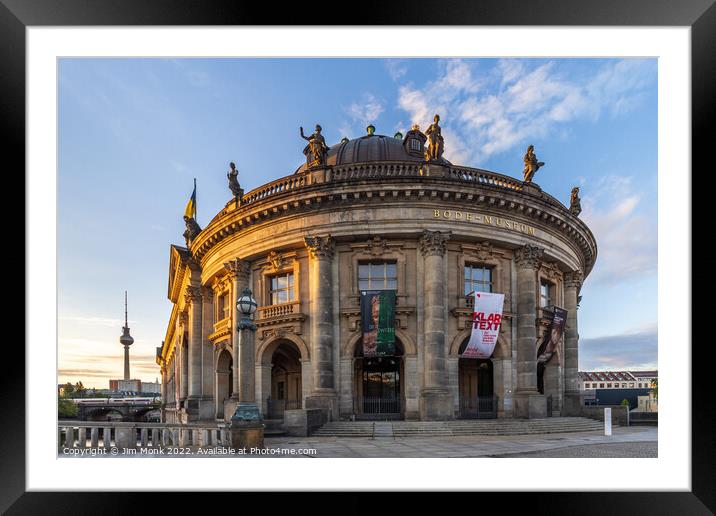 The Bode Museum, Berlin Framed Mounted Print by Jim Monk