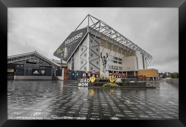 Leeds United stadium Framed Print by Richard Perks