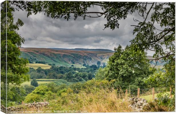 A Damp Day in Middleton-in-Teesdale (2) Canvas Print by Richard Laidler