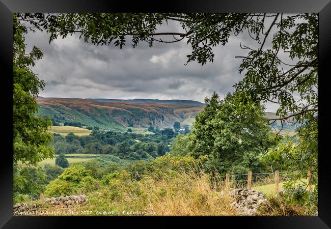 A Damp Day in Middleton-in-Teesdale (2) Framed Print by Richard Laidler