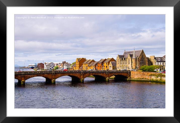 New Ayr Bridge Scotland Framed Mounted Print by Pearl Bucknall