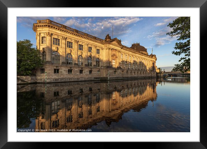  Bode Museum Reflections Framed Mounted Print by Jim Monk
