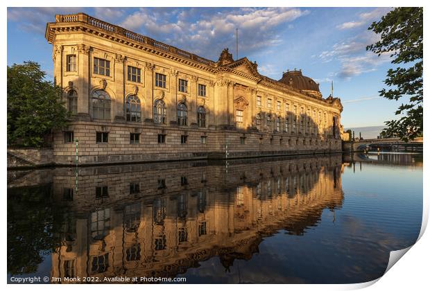  Bode Museum Reflections Print by Jim Monk