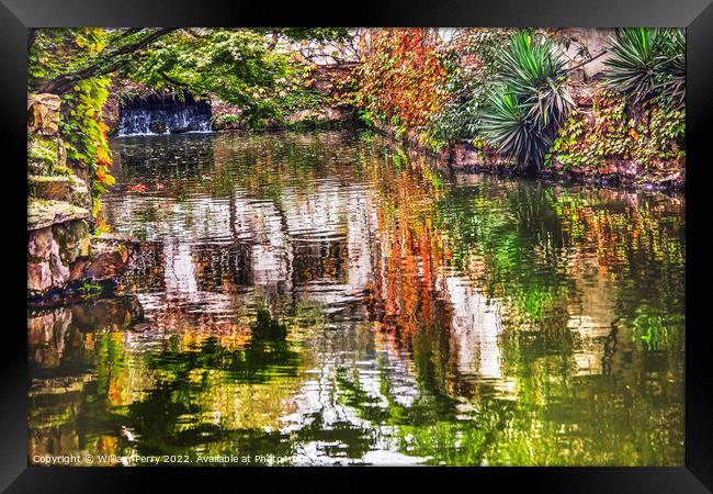 Garden of the Humble Administrator Reflection Suzhou China Framed Print by William Perry