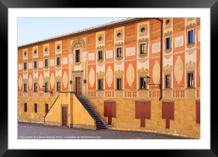 Palazzo del Seminario - San Miniato Framed Mounted Print by Laszlo Konya