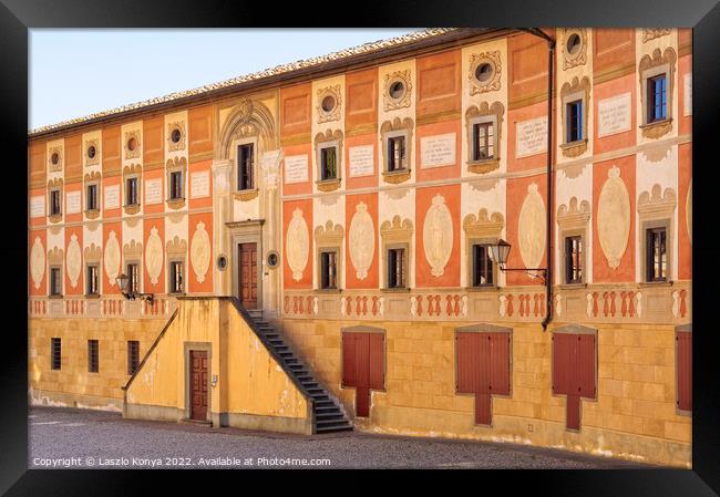 Palazzo del Seminario - San Miniato Framed Print by Laszlo Konya