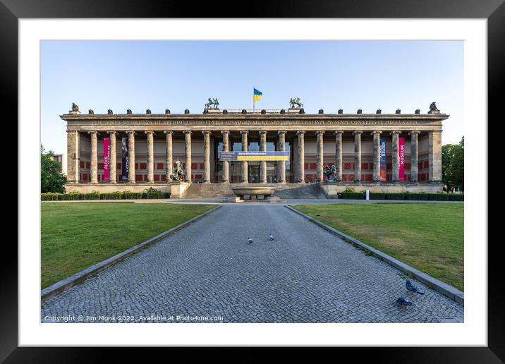 Altes Museum, Berlin Framed Mounted Print by Jim Monk