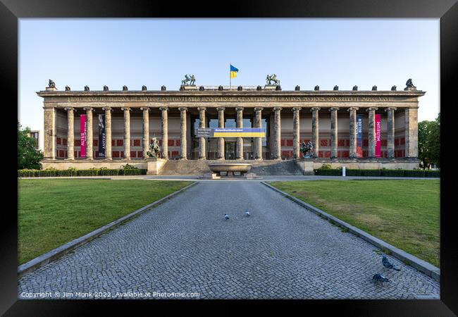 Altes Museum, Berlin Framed Print by Jim Monk