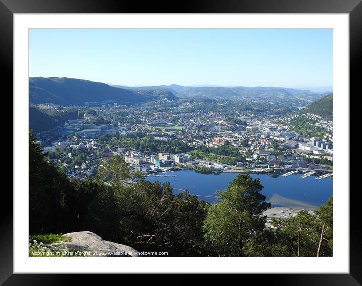 Beautiful Bergen Framed Mounted Print by Chris Morgat