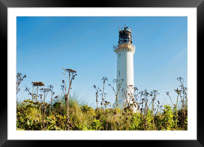 Girdle Ness Lighthouse Framed Mounted Print by Valerie Paterson