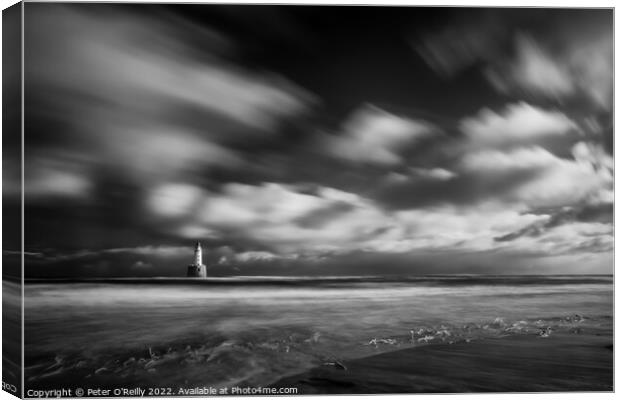Rattray Head Lighthouse Canvas Print by Peter O'Reilly