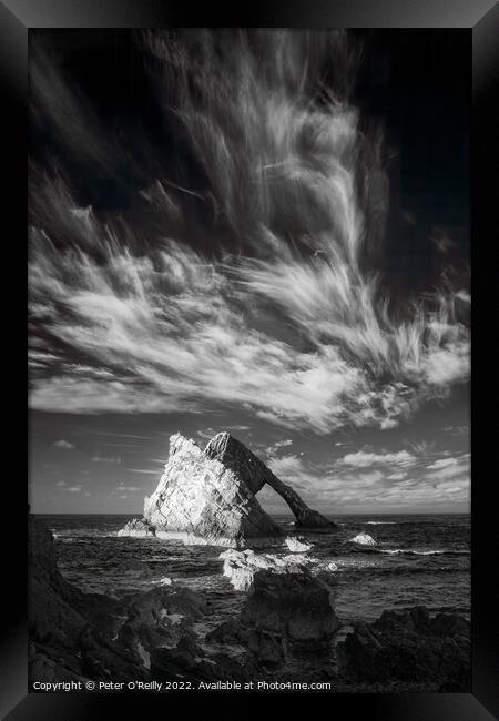 Bow Fiddle Rock, Moray Framed Print by Peter O'Reilly