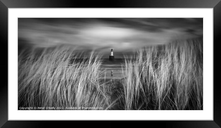 Rattray Head Lighthouse Framed Mounted Print by Peter O'Reilly