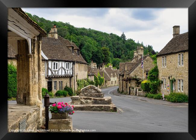 Discover the Historic Charm of Castle Combe Framed Print by Janet Carmichael