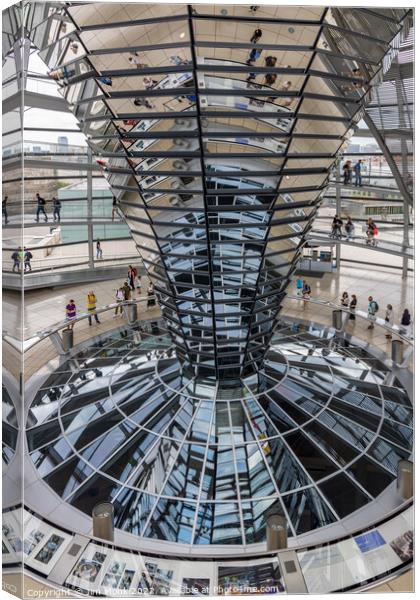 The Reichstag Canvas Print by Jim Monk