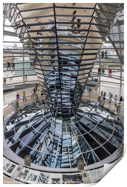 The Reichstag Print by Jim Monk