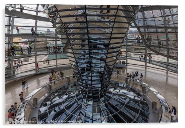 Inside the Reichstag Acrylic by Jim Monk