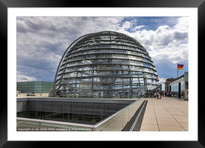 The Reichstag Dome Framed Mounted Print by Jim Monk