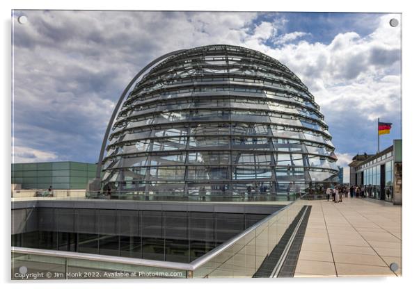 The Reichstag Dome Acrylic by Jim Monk