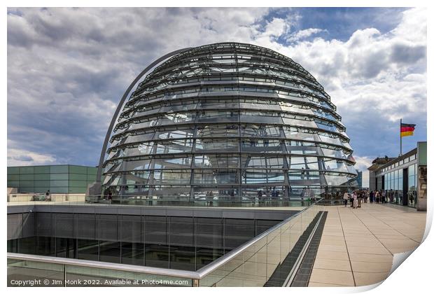 The Reichstag Dome Print by Jim Monk