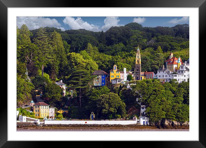 Portmeirion Framed Mounted Print by Rory Trappe