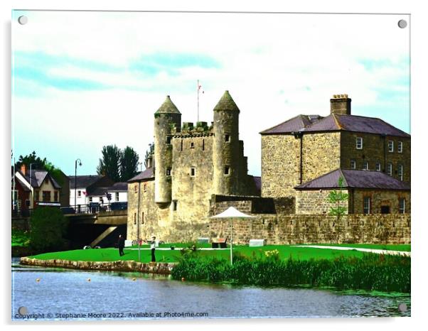 Enniskillen Castle Acrylic by Stephanie Moore