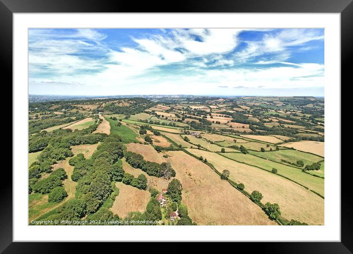 Dorset Landscape Views Framed Mounted Print by Philip Gough