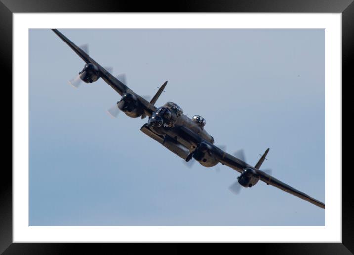 Lancaster Bomber PA474 Framed Mounted Print by J Biggadike