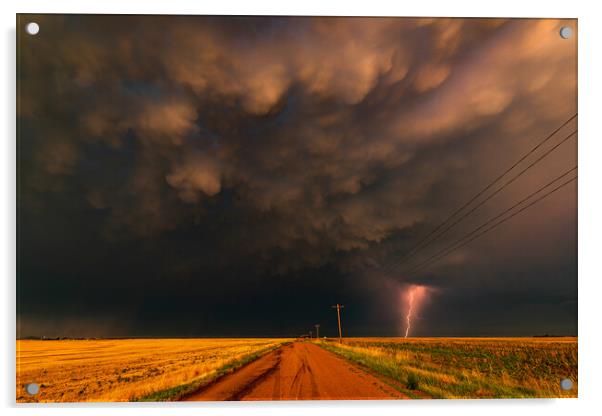 Kansas Storm Beauty  Acrylic by John Finney