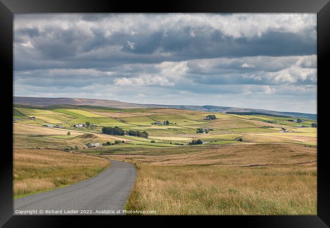 Towards Langdon Beck and Forest in Teesdale Framed Print by Richard Laidler