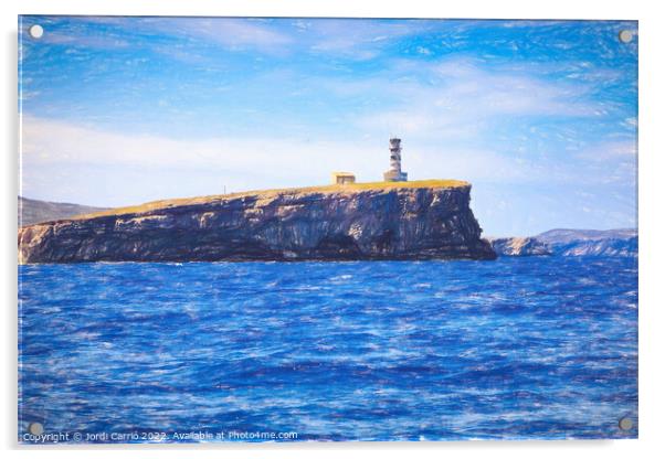 The Majestic Islet of Cabrera - CR2204-7213-PIN Acrylic by Jordi Carrio