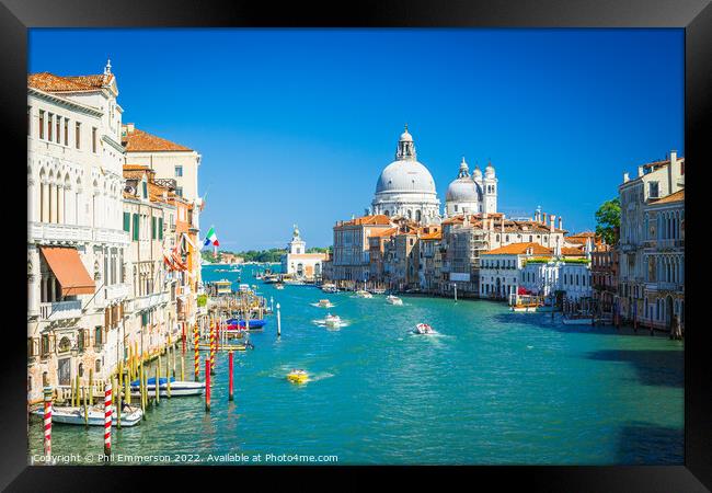Grand Canal, Venice Framed Print by Phil Emmerson