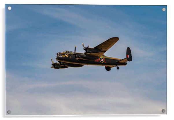 Avro Lancaster Acrylic by Mal Spain