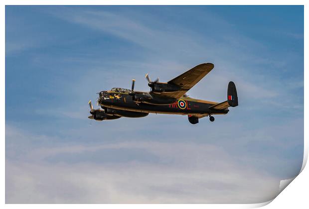 Avro Lancaster Print by Mal Spain