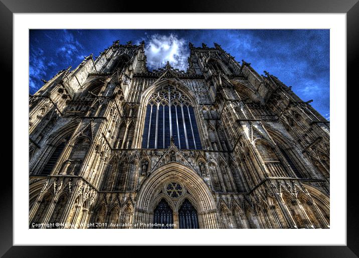 Big Minster Framed Mounted Print by Nathan Wright