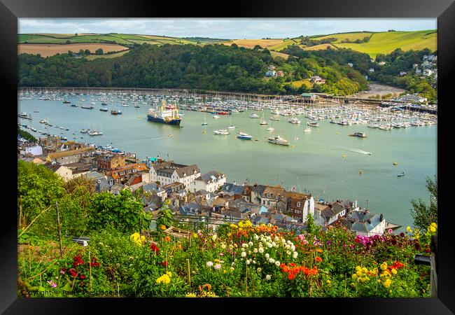 Picturesque Views of Dartmouth Harbour Framed Print by Paul F Prestidge