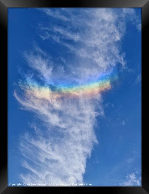 Parhelion  rainbow Framed Print by Michael bryant Tiptopimage