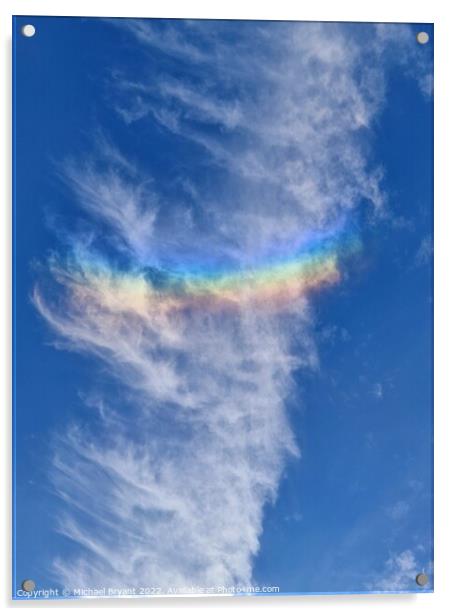 Parhelion  rainbow Acrylic by Michael bryant Tiptopimage